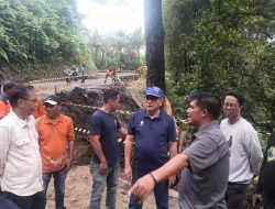 Walikota Ternate Tinjau Lokasi Longsor di Kelurahan Togafo Taduma
