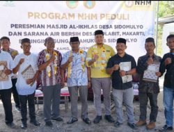Perkuat Kehidupan Sosial dan Keagamaan, NHM Bangun Masjid dan Air Bersih untuk Warga Kao Barat