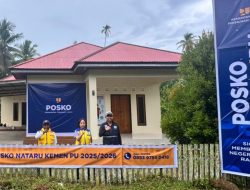 BPJN Maluku Utara Bangun Posko Siaga Natal dan Tahun Baru