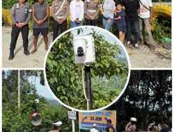 Satlantas Polres Halteng Pasang CCTV Pada Titik Rawan Kecelakaan