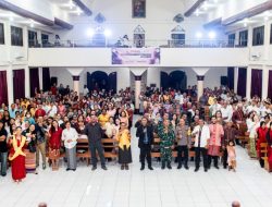 Perayaan Natal Berbasis Budaya, Karyawan NHM Perkuat Persaudaraan di Lingkar Tambang