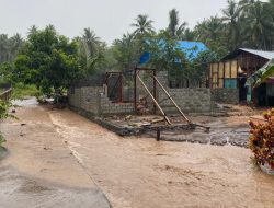 Akibat Cuaca Buruk, Tim Satgas Penanganan Bencana di Loloda Mengalami Kesulitan 