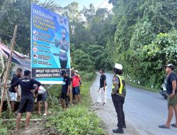 Ini Alasan Satlantas Polres Halteng Pasang Imbauan Lalu Lintas