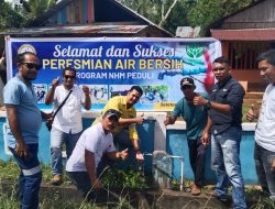 Akses Air Bersih Dipulihkan, NHM Peduli Revitalisasi Sarana Desa Pasir Putih 