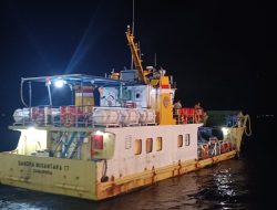 KM Sabuk Nusantara 115 Selamatkan 7 Kru Kapal Gandha Nusantara 17 Yang Alami Mati Mesin