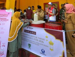 Hari Raya Idul Fitri, Sinergi Pertamina Patra Niaga Dengan Pemerintah Kota Tual Gelar Pasar Murah