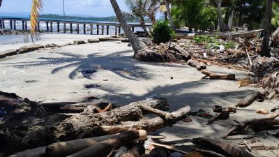 Talud Penahan Ombak Rusak Parah, Warga Tabalema Harap Perhatian Pemerintah Kabupaten