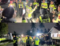 Mantap! Cara Humanis Satlantas Polres Halteng Jaga Keamanan Lewat Gendang Sahur Keliling