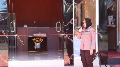 Kapolres Resmikan Gedung Tathya Dharaka Sat Reskrim Polres Ternate