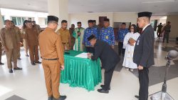 Piet Kasman Kembali Lakukan Penyegaran Jabatan Di Lingkup Pemkab Halut