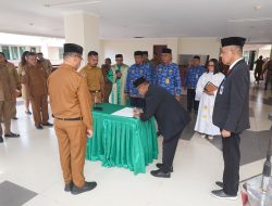 Piet Kasman Kembali Lakukan Penyegaran Jabatan Di Lingkup Pemkab Halut