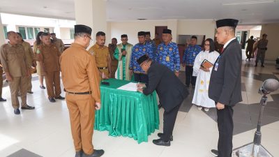 Piet Kasman Kembali Lakukan Penyegaran Jabatan Di Lingkup Pemkab Halut