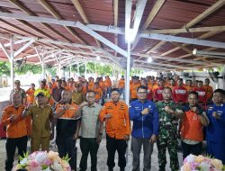 Antusias Warga Batang Dua Ikut Latihan Pemasyarakatan SAR 