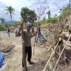 Palang Jalan di Buka, Ruas Jalan Matui-Tataleka Kembali Dikerjakan