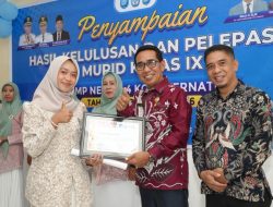 Sebanyak 326 Siswa SMP Negeri 4 Kota Ternate Luluskan 