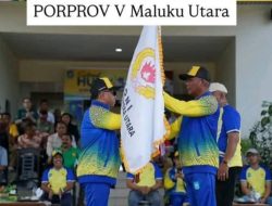 Bupati Halut Lepasan Tim Porprov, Target Juara Umum 