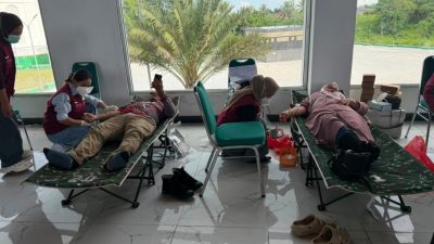 Polres Morotai Gelar Donor Darah dan Khitanan Massal Sambut Hari Bhayangkara