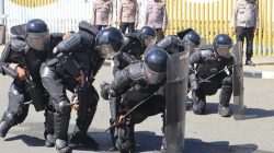 Polres Morotai Matangkan Kesiapan Personil Hadapi Ancaman Aksi Massa