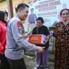 Kapolda Malut dan Ketua Bhayangkari Salurkan Bantuan Sosial ke Desa Sibenpopo
