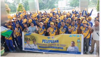 Bupati Lepas Kontingen POPDA XII Siap Harumkan Nama Halmahera Utara 