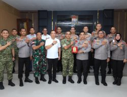 Silaturahmi ke Korem 152 Baabullah, Ini Yang Disampikan Kapolda Malut