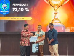 Pemda Halmahera Utara Raih Peringkat Kedua TLRHP Se Malut Dari BPK 