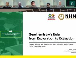 Geokimia Jadi Kunci Efisiensi Pertambangan Emas, Superintendent NHM Berbagi Wawasan di Webinar MGEI-SC UNG 