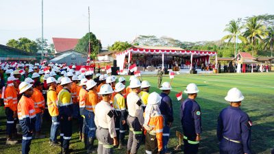 Harmoni Dalam Persatuan: Semangat NHM Membangun Gosowong Maju di Hari Kemerdekaan 