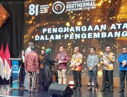Mendukung Pengembangan Energi Panas Bumi, Pemda Halut Dapat Penghargaan Dari Kementerian ESDM