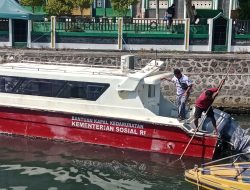 Kapal Cepat Bantuan Kemensos Hanyut di Perairan Ternate, ABK Keluhkan Gaji Belum Dibayar