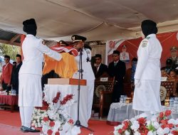 Camat Abdul Haris Haurissa Jadi Irup HUT RI Ke-81 di Kecamatan Jalsel