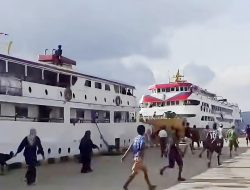 Diduga Petugas Pelabuhan Lalai, KM Permata Obi Dan KM Queen Mary Alami Ketabrakan