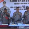 Polda Malut Gagalkan Penyelundupan Senjata Api  Lintas Negara Akan Dijual ke Papua