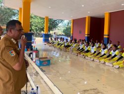 Wakil Bupati Kasman Hi Ahmad Tinjau Kesiapan Pasukan Paskibraka 