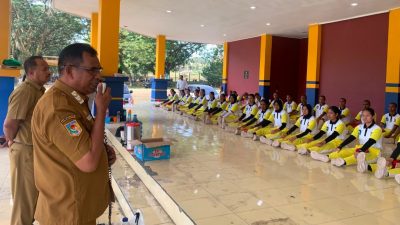 Wakil Bupati Kasman Hi Ahmad Tinjau Kesiapan Pasukan Paskibraka 
