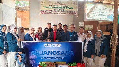 RRI Ternate dan Baznas Berbagi Kebahagiaan di Tiga Panti Asuhan