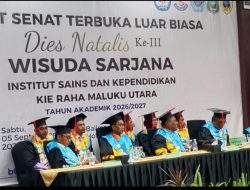 Wisuda ISDIK Kie Raha, Wakil Rektor Dorong Alumni Mengabdi ke Masyarakat