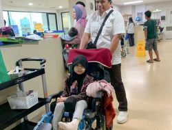 NHM Peduli Dampingi Pasien Salsabila Sejak Usia Lima Bulan Jalani Pengobatan Kelainan Tulang Belakang