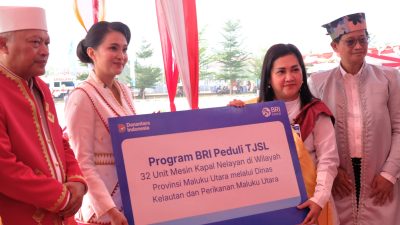 BRI Salurkan Bantuan Mesin Kapal, Ambulans, dan Mobil Jenazah di HUT ke-27 Maluku Utara