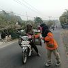 Antisipasi Dampak Asap Karhutla, BPBD Halbar Bagikan 5000 Pcs Masker