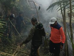 Kendala Tangani karhutla, Pemda Halbar Minta Bantuan Helikopter Water Bombing Untuk Padamkan Kebakaran
