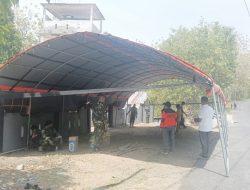 Atasi Karhutla BPBD Halbar Bangun Pos di Kecamatan Ibu Selatan